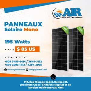 Panneaux Solaire Mono 195 Watts