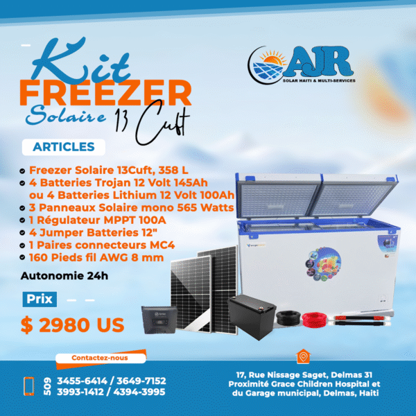 Kit Freezer Solaire 13Cuft