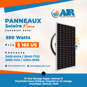 Panneaux solaires Mono Canadian