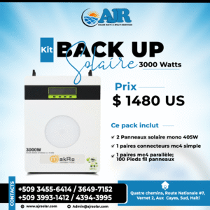 Kit Backup Solaire 3000W